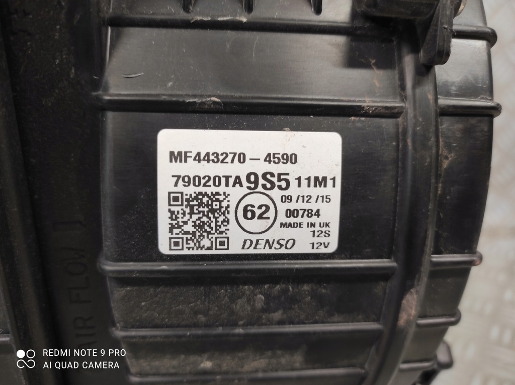 фото №11, Отопитель воздуходувка europa honda civic ix