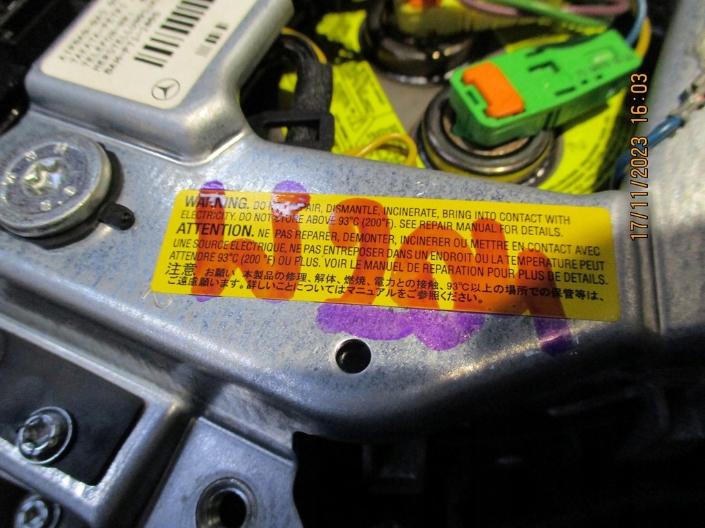 фото №6, Подушка безопасности водителя mercedes c klasa w204 204