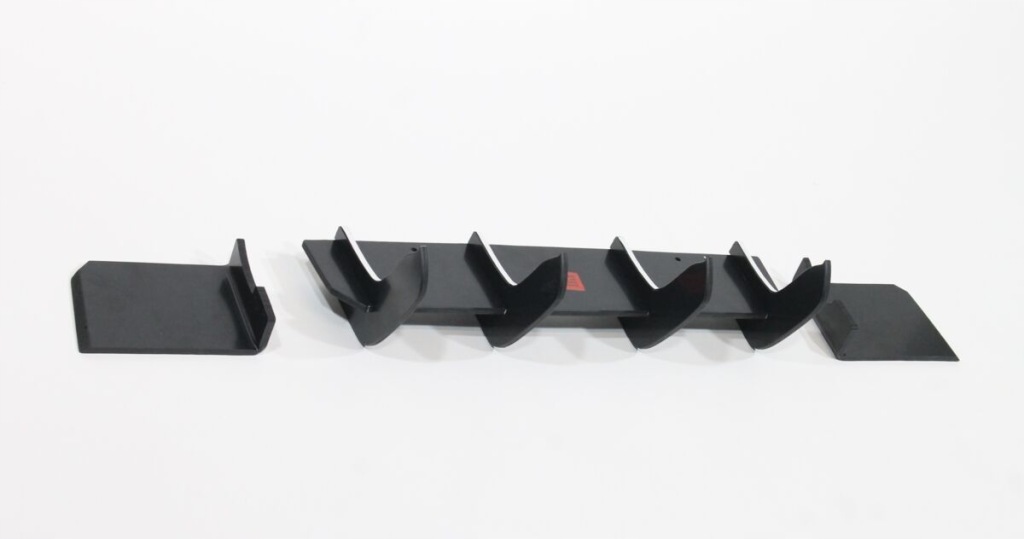 Sport задний бампер диффузор addon with ribs / fins do opel corsa e opc Киев