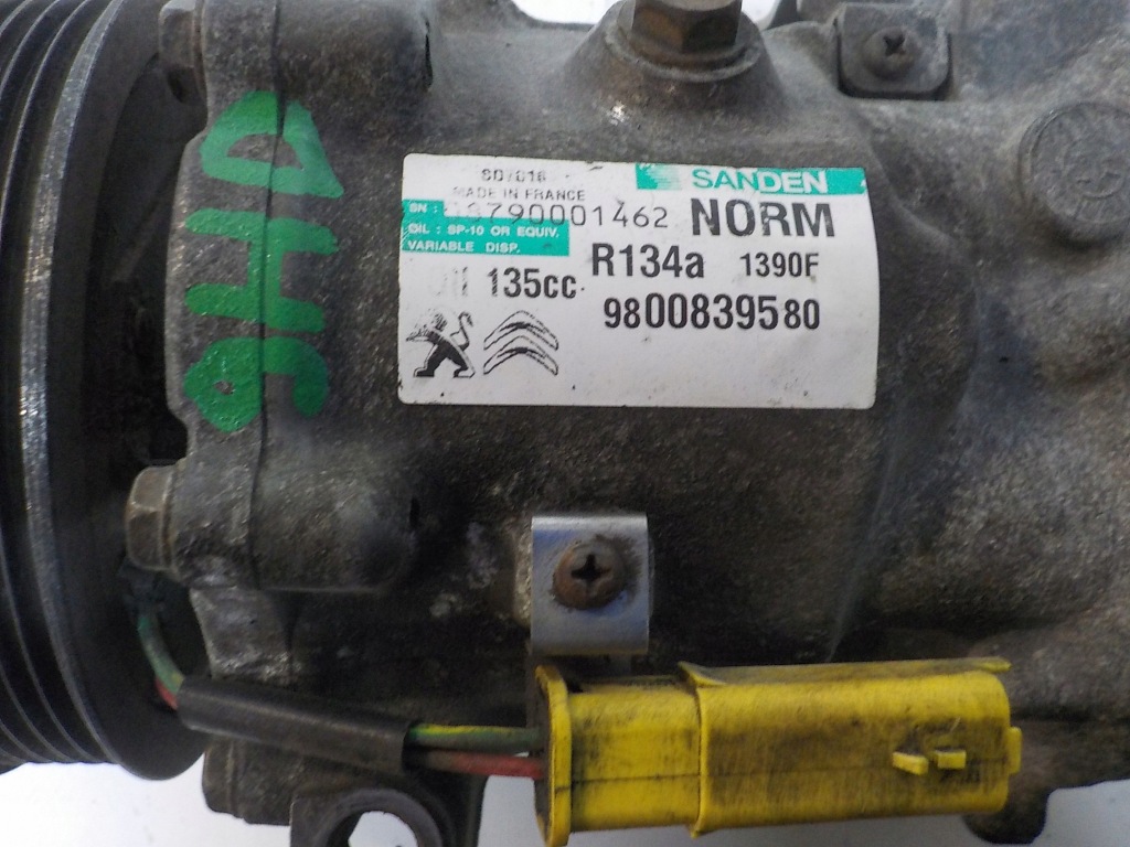 Peugeot 308 14r 1.6 e-hdi 9hd компресор кондиціонера 9800839580 Зі Шроту