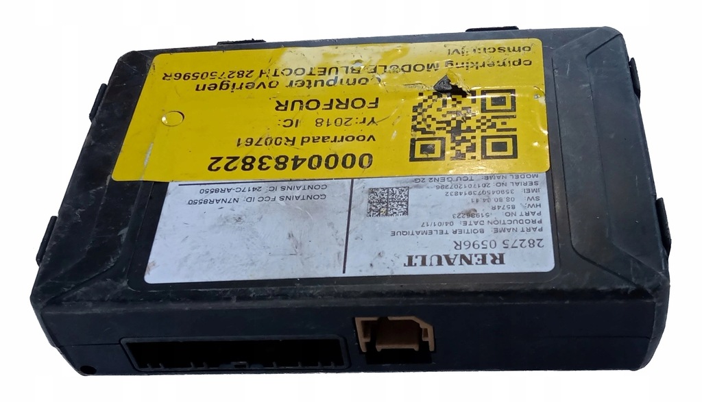 фото №1, Модуль блок управления 282750596r smart forfour ii 453