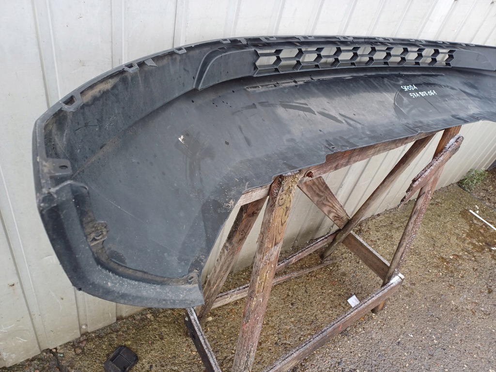 фото №6, Skoda karoq 57a 17- накладка бампера передний перед 57a807061