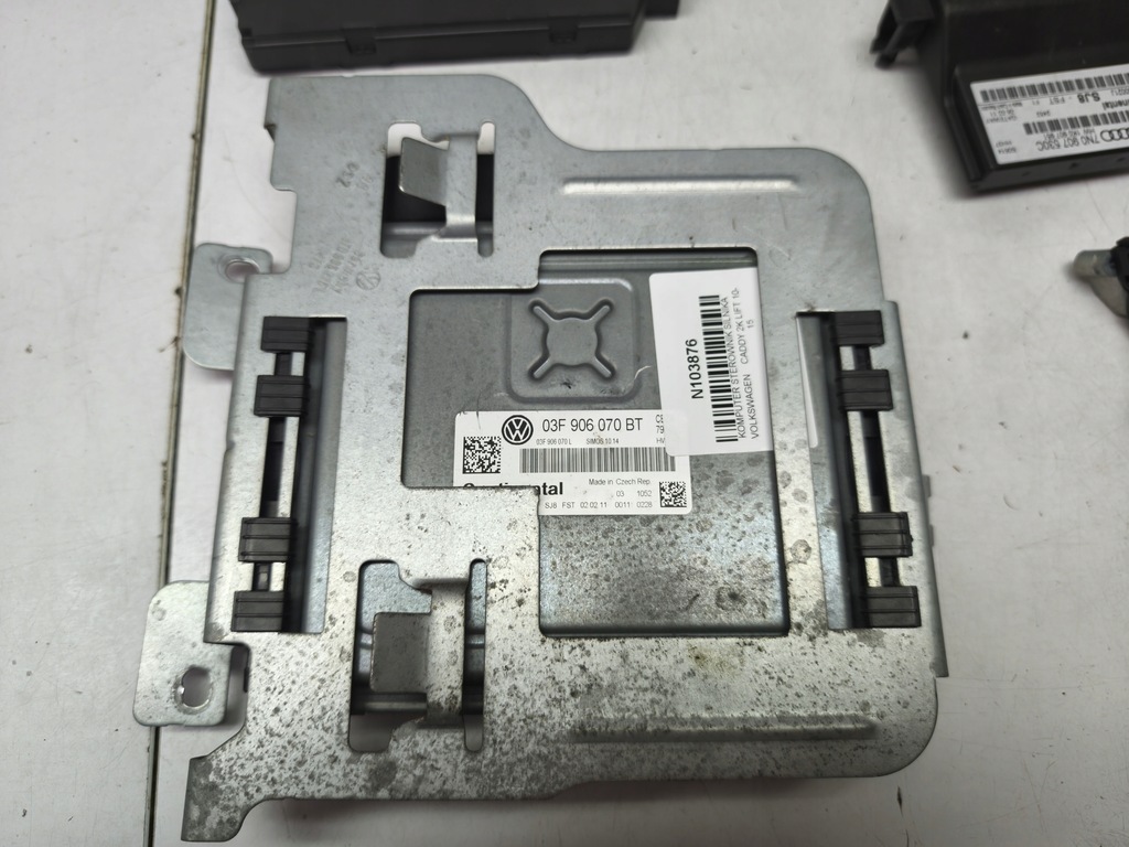 фото №6, Caddy 2k lift 10-15 набор стартовый счетчик бортовой компьютер модуль 1.2 tsi cbza