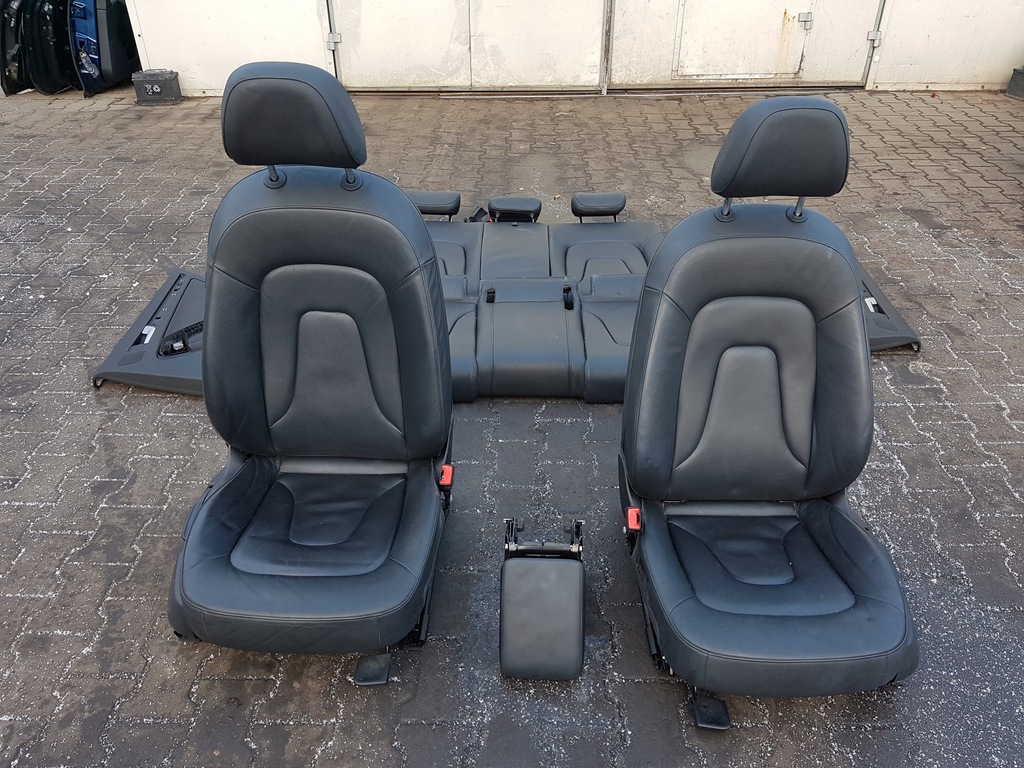 фото №1, Audi a4 b8 lift sedan сиденья заднее сиденье кожаный