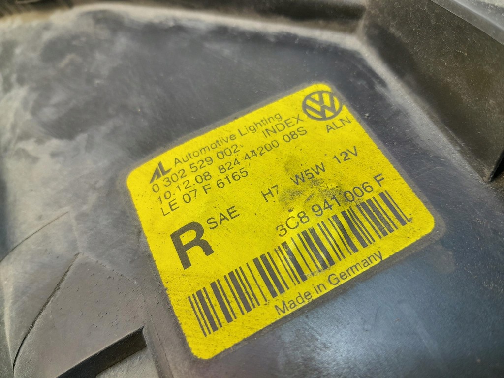 фото №8, Vw passat cc фара правий 3c8941006f