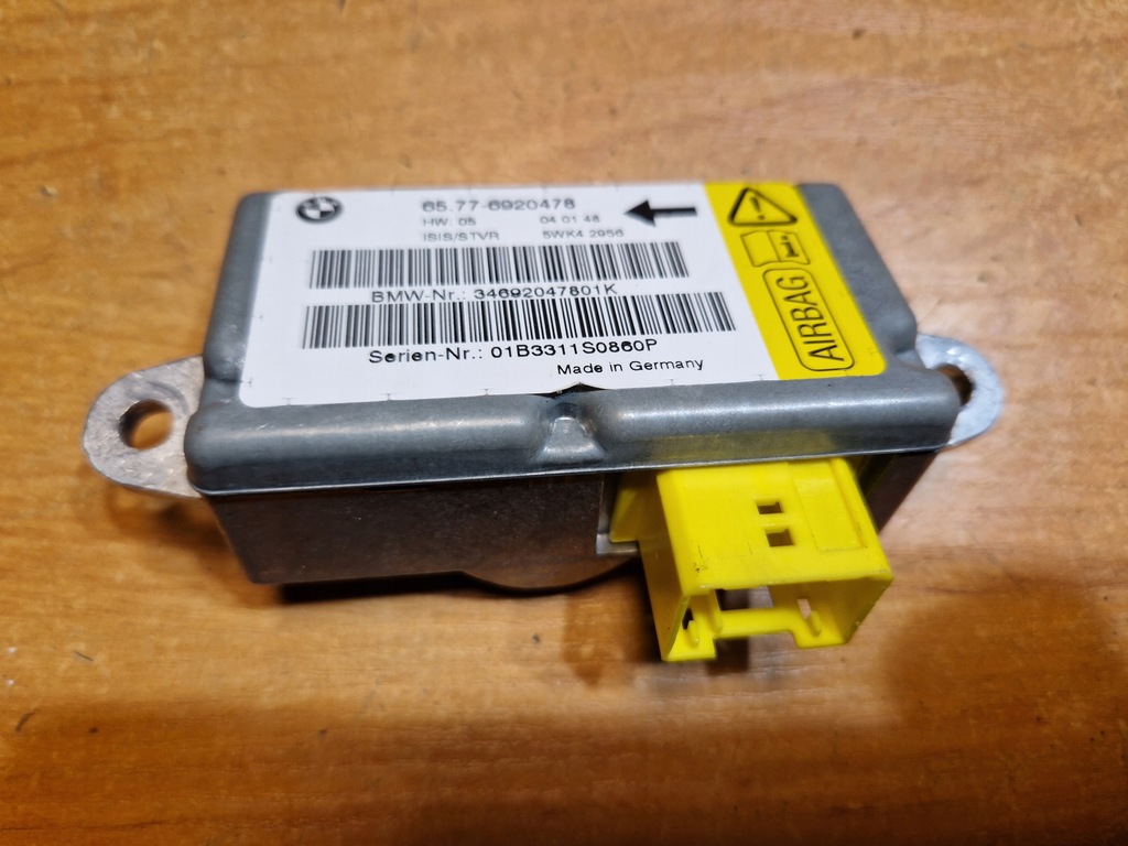 фото №1, Bmw 7 e65 e66 модуль датчик подушек подушка безопасности 6920478
