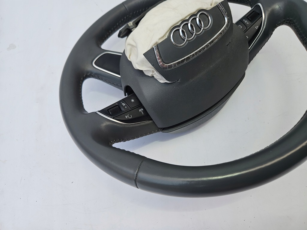 фото №5, Воздуховод четырёхлучевая серая кожа кожаный подушка audi a6 c7 a7 4g