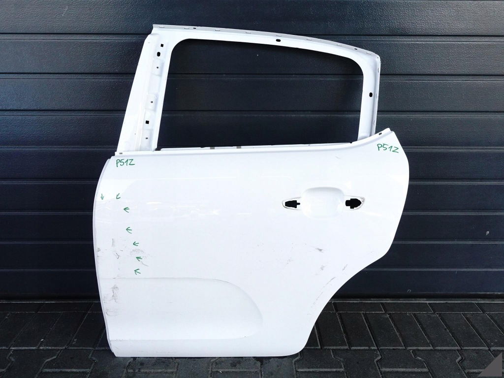 фото №1, Citroen c3 iii 3 16- дверь door левая задняя версия bez накладки