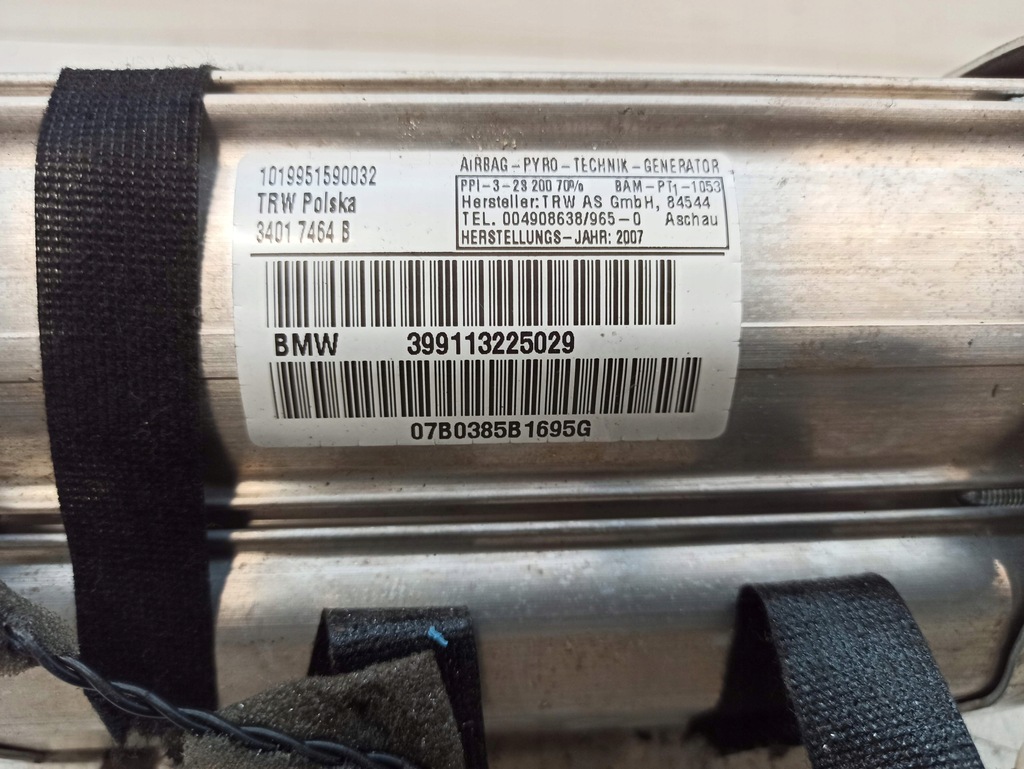 фото №13, Bmw e90 подушка подушка безпеки пасажира 34017464b