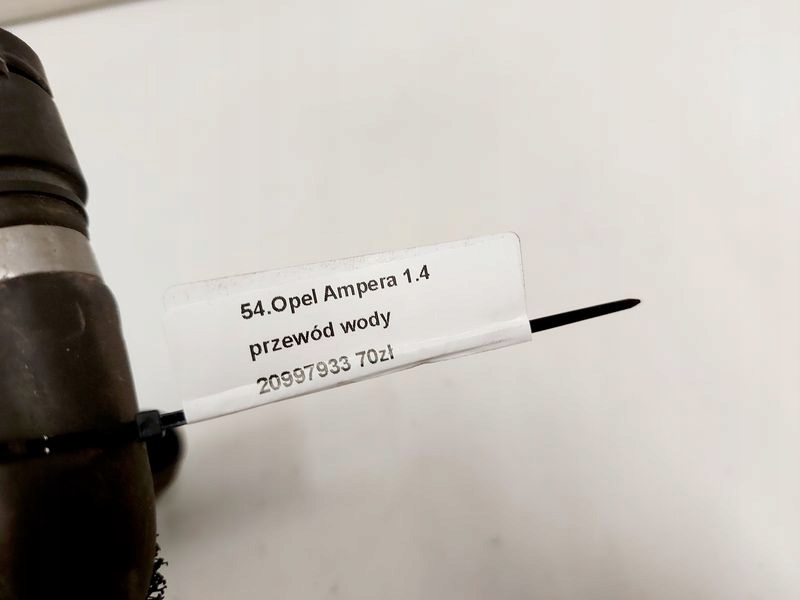 фото №4, Opel ampera шланг wąż трубка wody жидкость 20997933