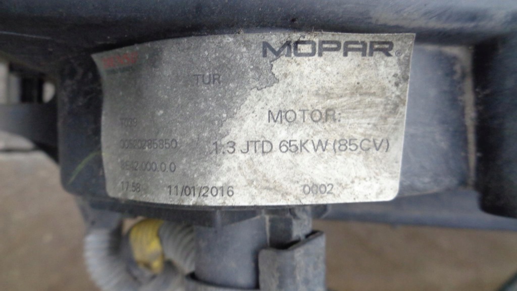 фото №10, Радіатор вентилятор fiat doblo 2 ii lift fl 1.3 16v m-jet 2015-