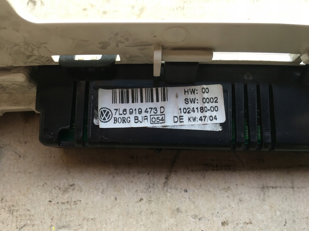 Дисплей датчиків заднього виду pdc vw touareg 7l 2002-2010r 7l6919473d Ціна