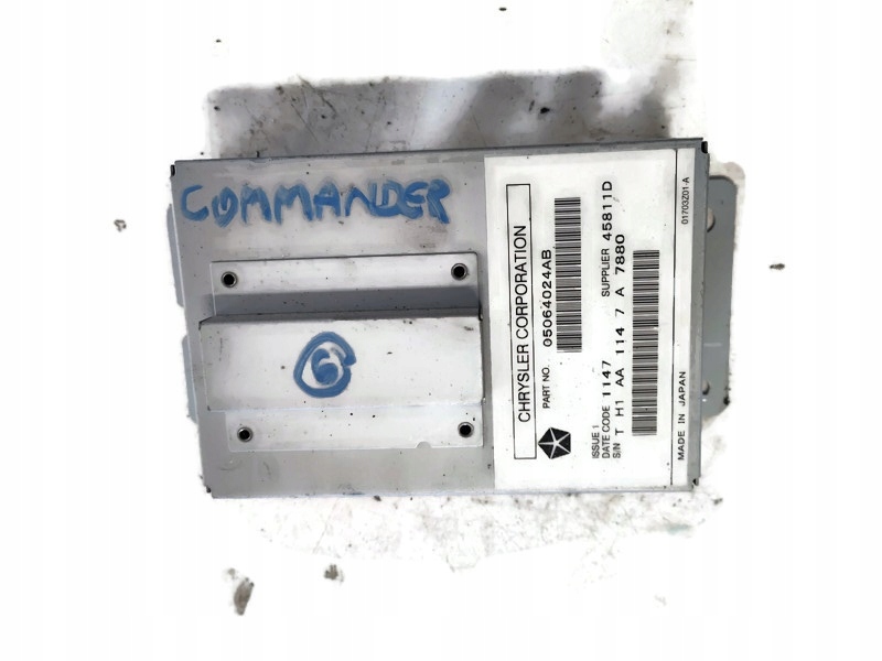 фото №1, Jeep commander 07r модуль навигации 05064024ab
