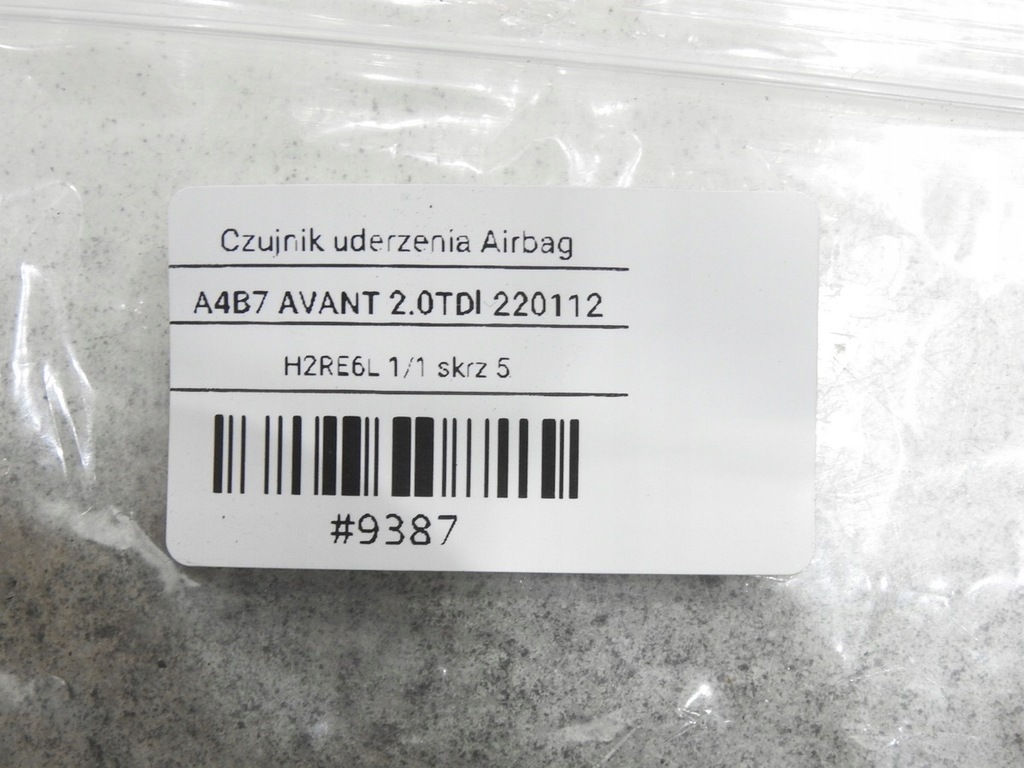 фото №7, Датчик ударний перед audi a4 b7