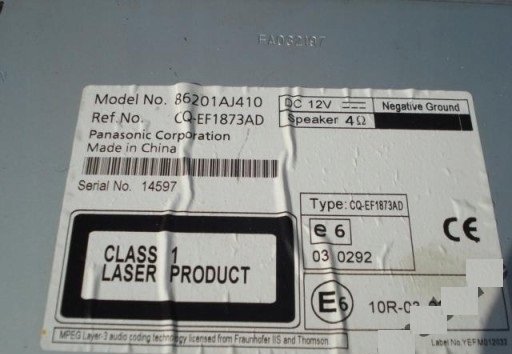 фото №2, Subaru legacy outback 10- радио cd