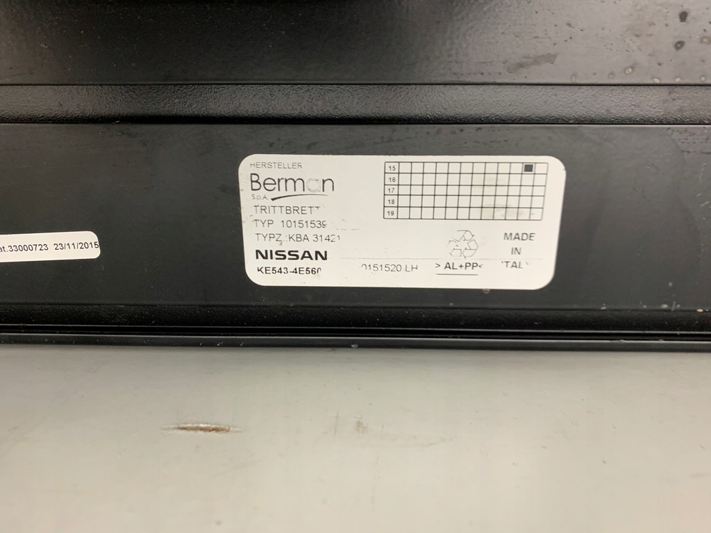 фото №7, Nissan qashqai j11 подножка пороговый молдинг порог левый правый оригинал 13-21