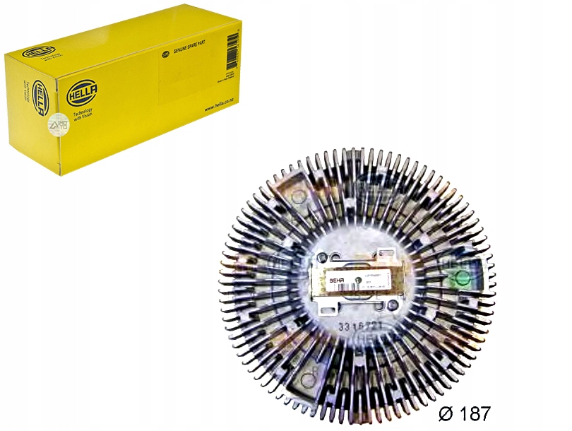 фото №1, Hella віскозна муфта зчеплення в'язкісна hella 366200132