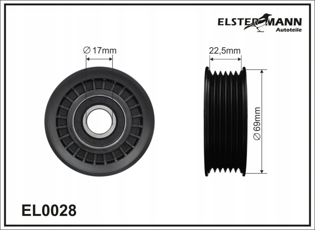Купити Caffaro ролик натягувача 500369
