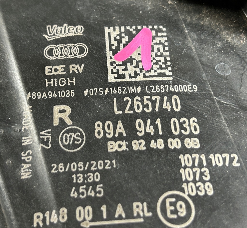 фото №9, Audi q4 e-tron лампа правий перед matrix 89a941036