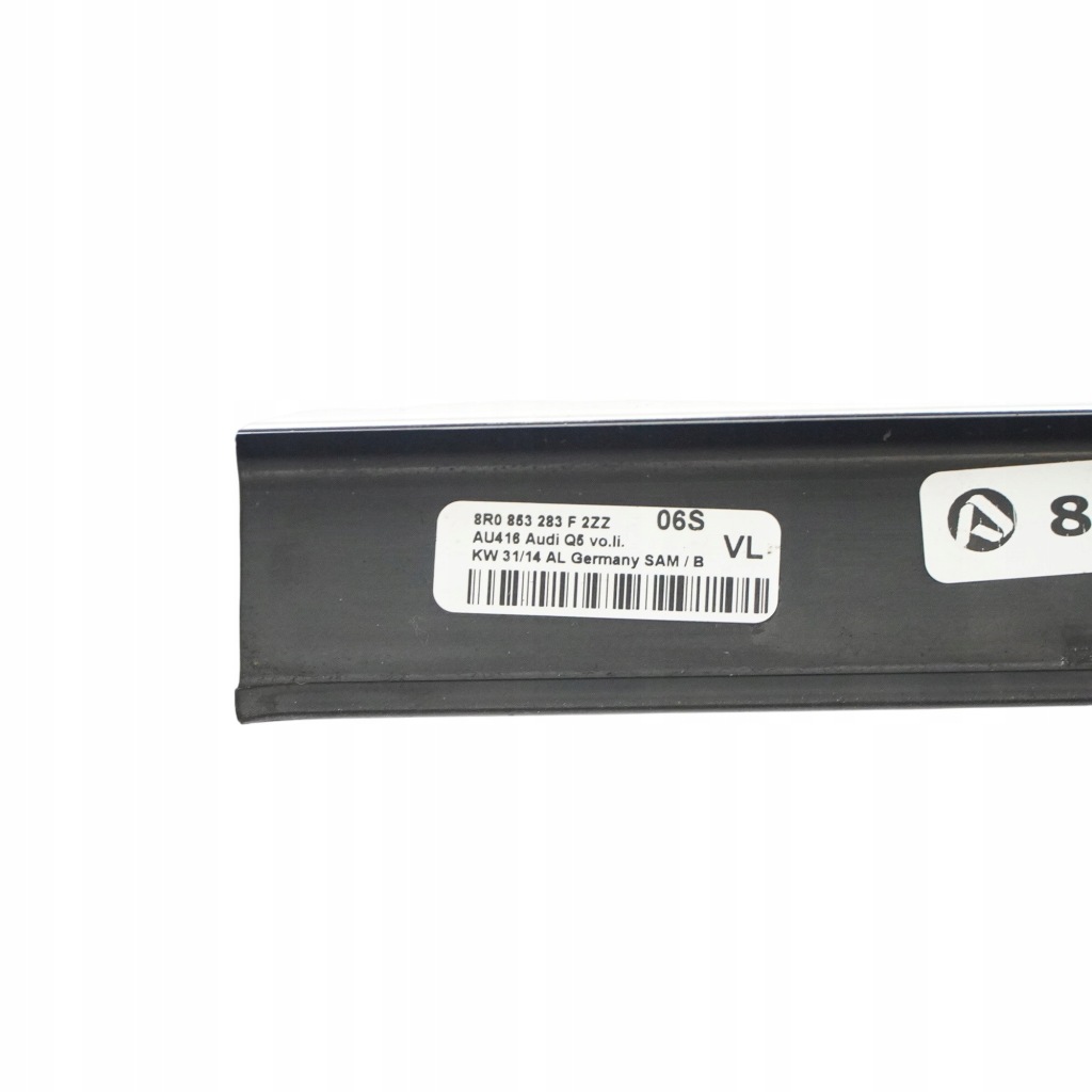 фото №14, Audi q5 8r прокладка скло передньої двері ліва молдинг 8r0853283f