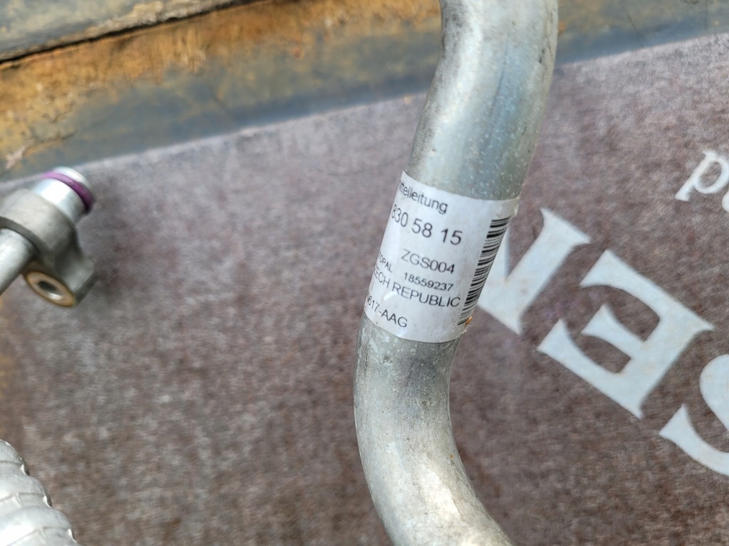 фото №5, Wąż трубка кондиціонера mercedes w212 a2128305815