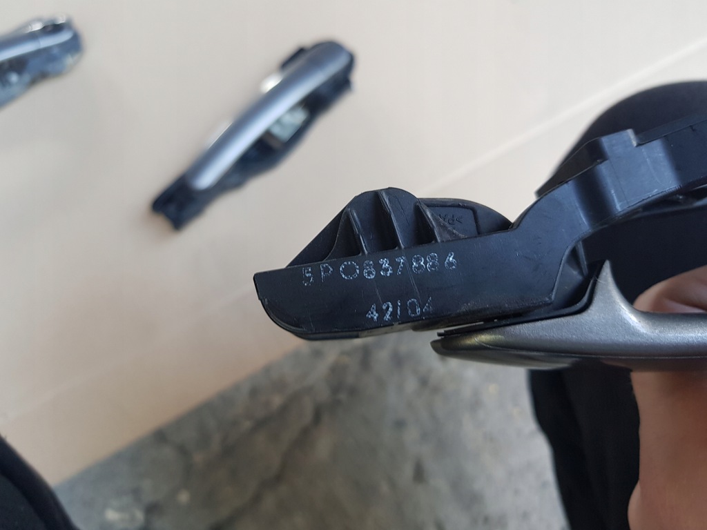 фото №13, Комплект ручки дверь ls7u seat altea toledo iii altea xl 4 штуки