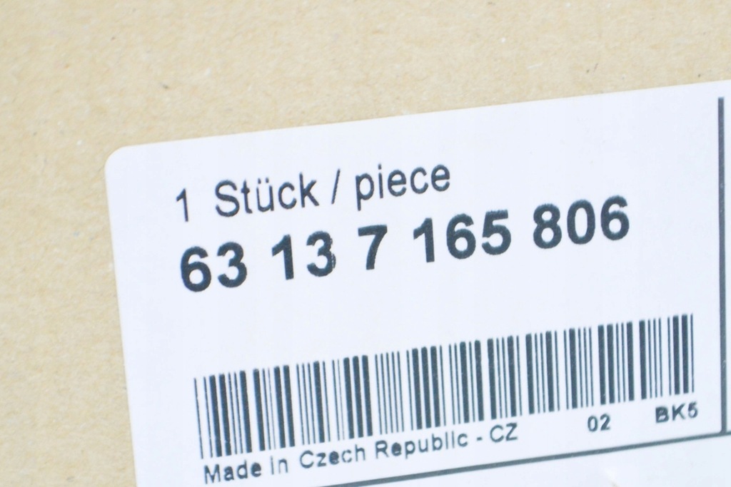 фото №7, Bmw 6 e64 передний правый поворотник 63137165806 новый оригинальный