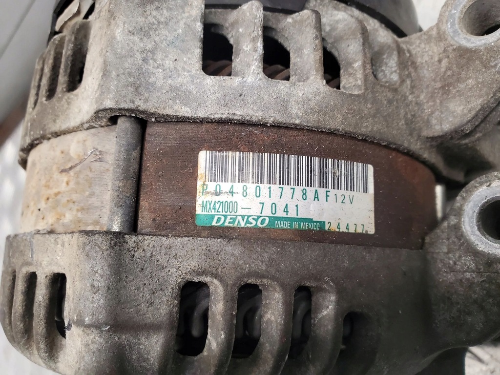 фото №6, Dodge charger p04801778af генераторы полный