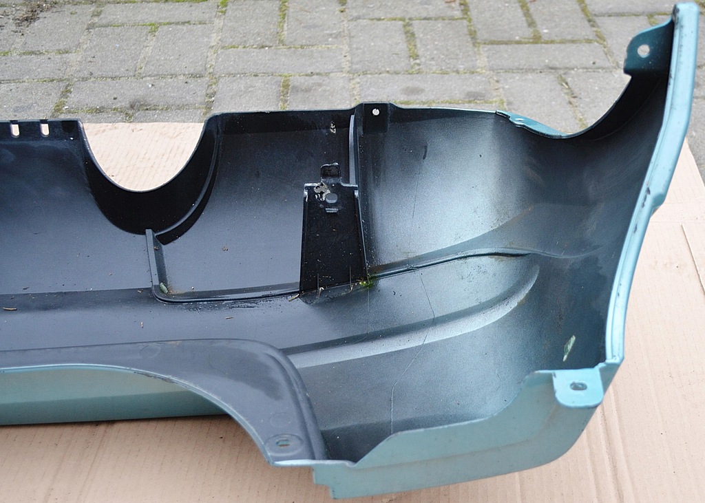 фото №11, Opel agila a 00-07r бампер задняя задний zielono-niebieski оригинал