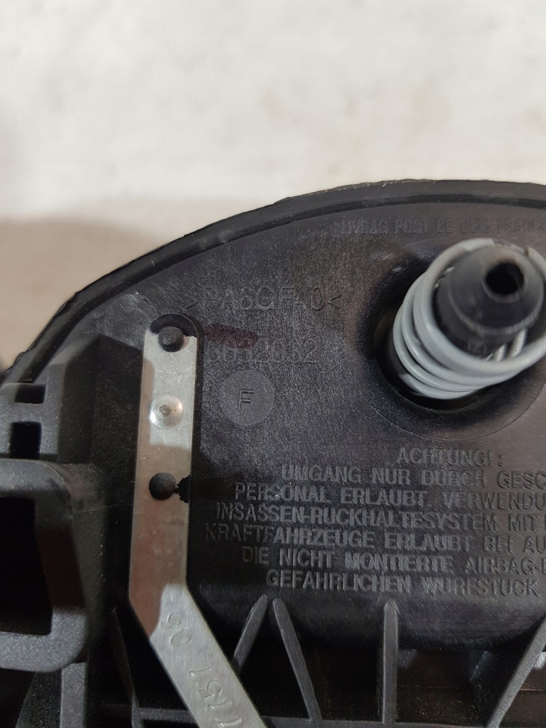 фото №9, Подушка повітряна водія 6032032 nissan navara d40