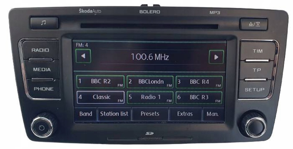 фото №1, Skoda octavia 2 ii lift 1z yeti радіопрогравач mp3 sd cd kod