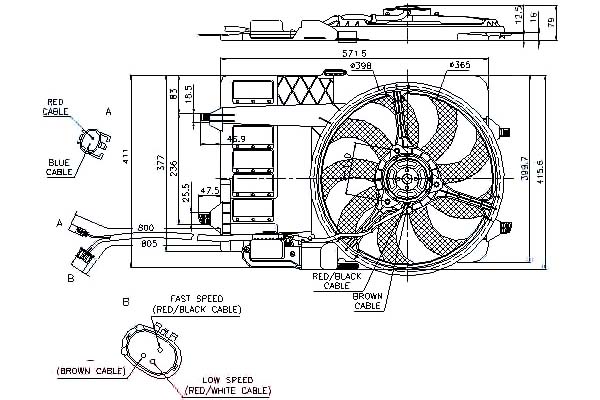 фото №15, Вентилятор радіатора mini cooper s 01- 1.6 i 16v t