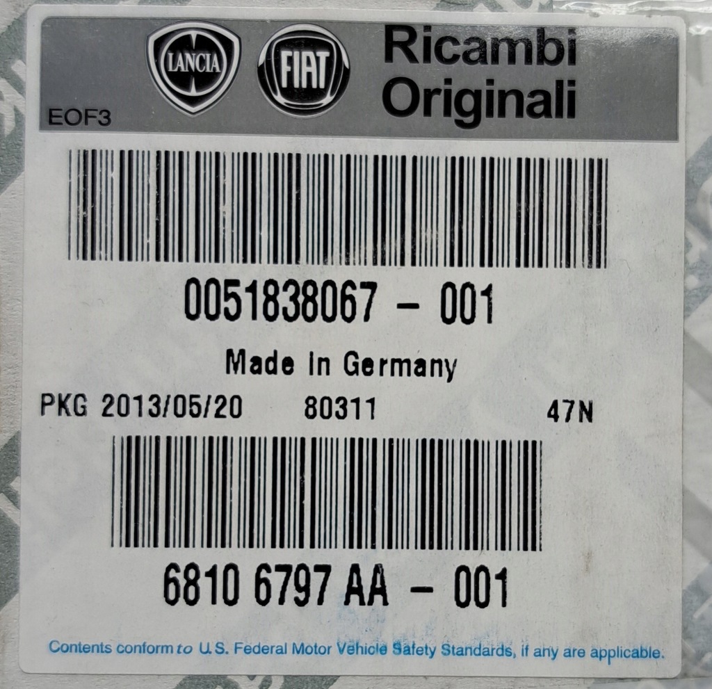 фото №5, Оригинал fiat блок управления подушка безопасности 51838067 g punto