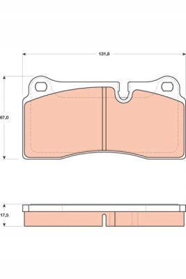 фото №7, Гальмівна колодка гальмівний kpl. задня audi q7, r8, r8 spyder lamborghini gallardo,