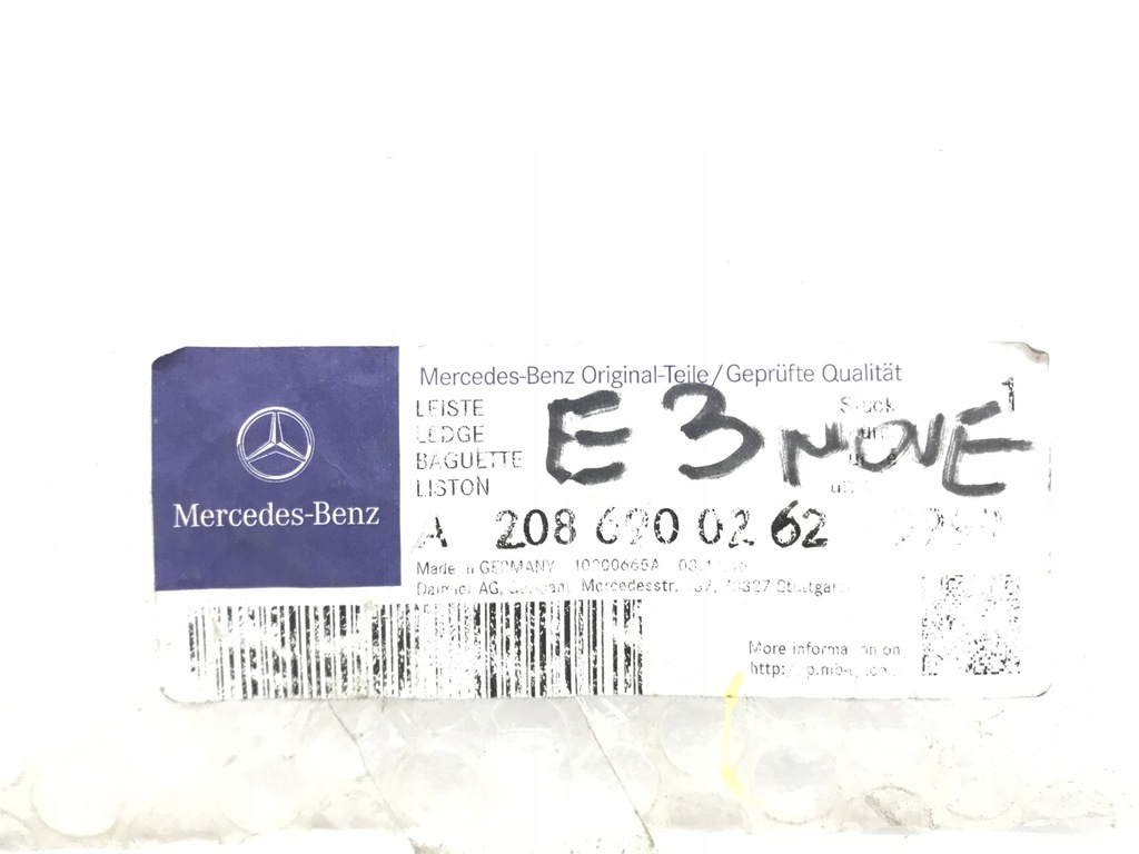 фото №8, Молдинг крыла перед mercedes w208 a2086900262