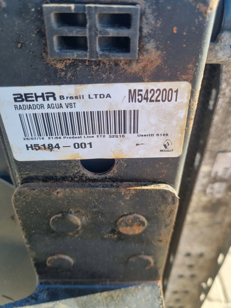 Комплект радиатор интеркулер woda защита renault midlum dxi 5 180 в Украине