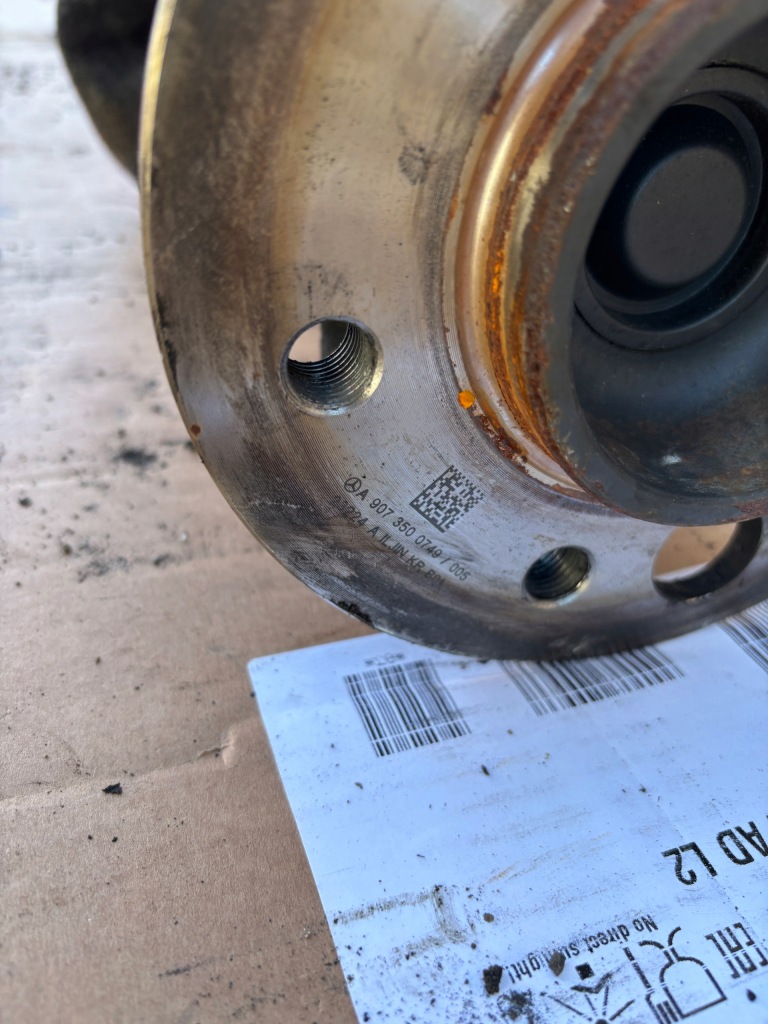 фото №4, Mercedes sprinter w907 привідний вал задня задня a9073500749