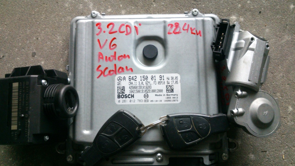 фото №5, Набор стартовый замок зажигания do mercedesa w 211 3.2