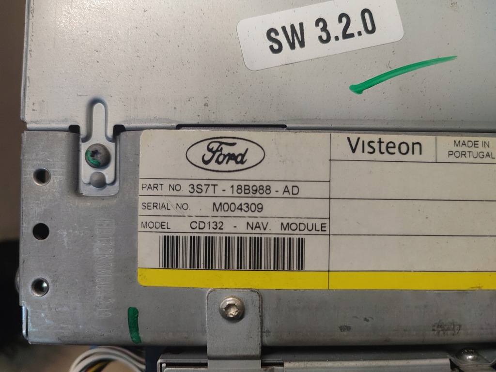 фото №4, Ford mondeo mk3 lift радіо cd навігація visteon + kod