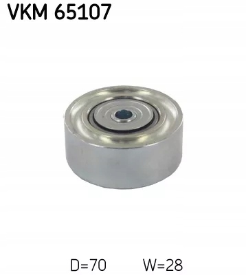 фото №4, Skf vkm 65107 ролик направляющая / направляющая, ремень клиновой зубчатый