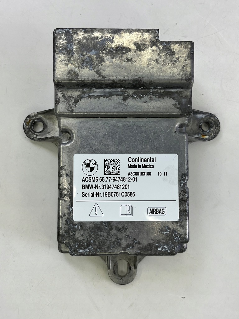 фото №1, Модуль подушок подушка безпеки bmw g11 g12 9474812