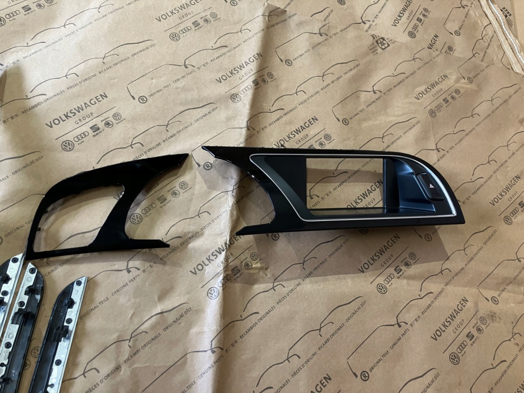 фото №8, Audi a4 a5 8to sportback декоры black piano orginał комплект 8k0863305 p 1lq