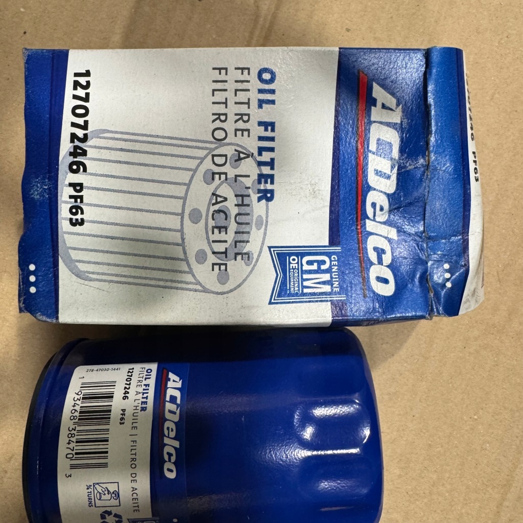Купити Фільтр оливи acdelco pf63e cadillac camaro lincoln