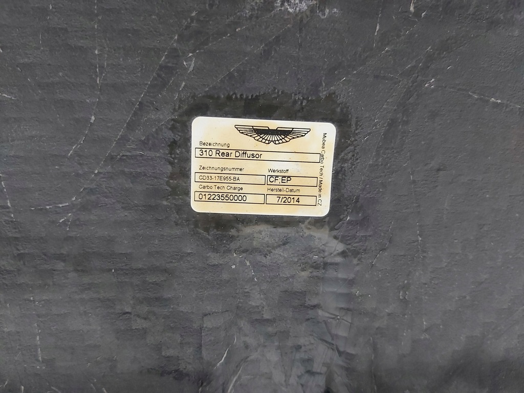 фото №13, Спойлер дифузор задня карбон aston martin vanquish cd33-17e955-ba