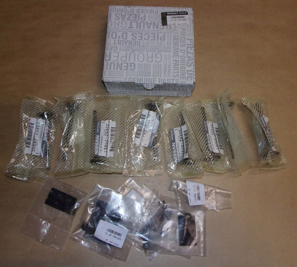 фото №1, Клапаны выпускные renault koleos ii 2.5 16v 132024482r оригинал оригинальный номер