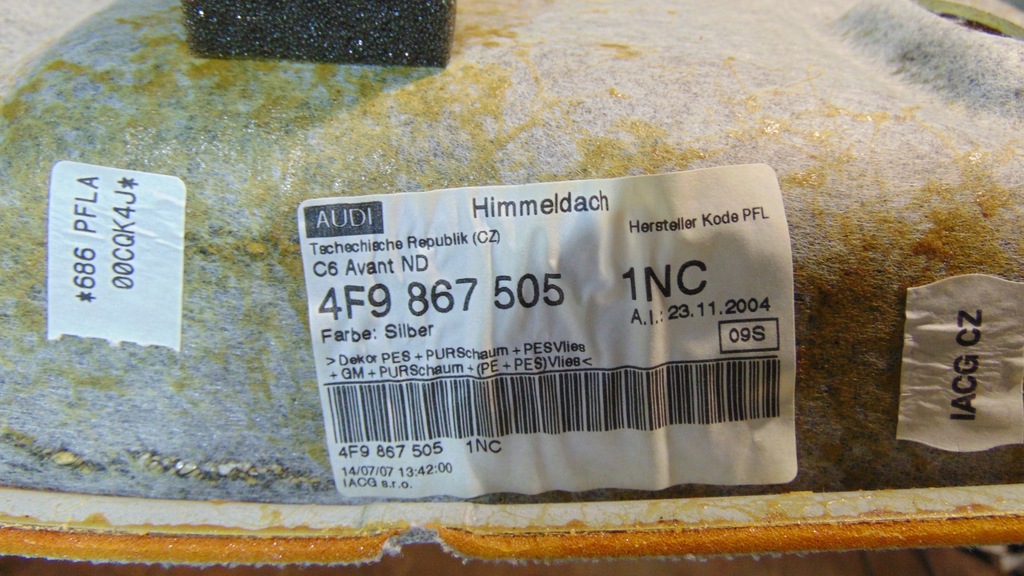 фото №6, Потолок audi a6 c6 kombi