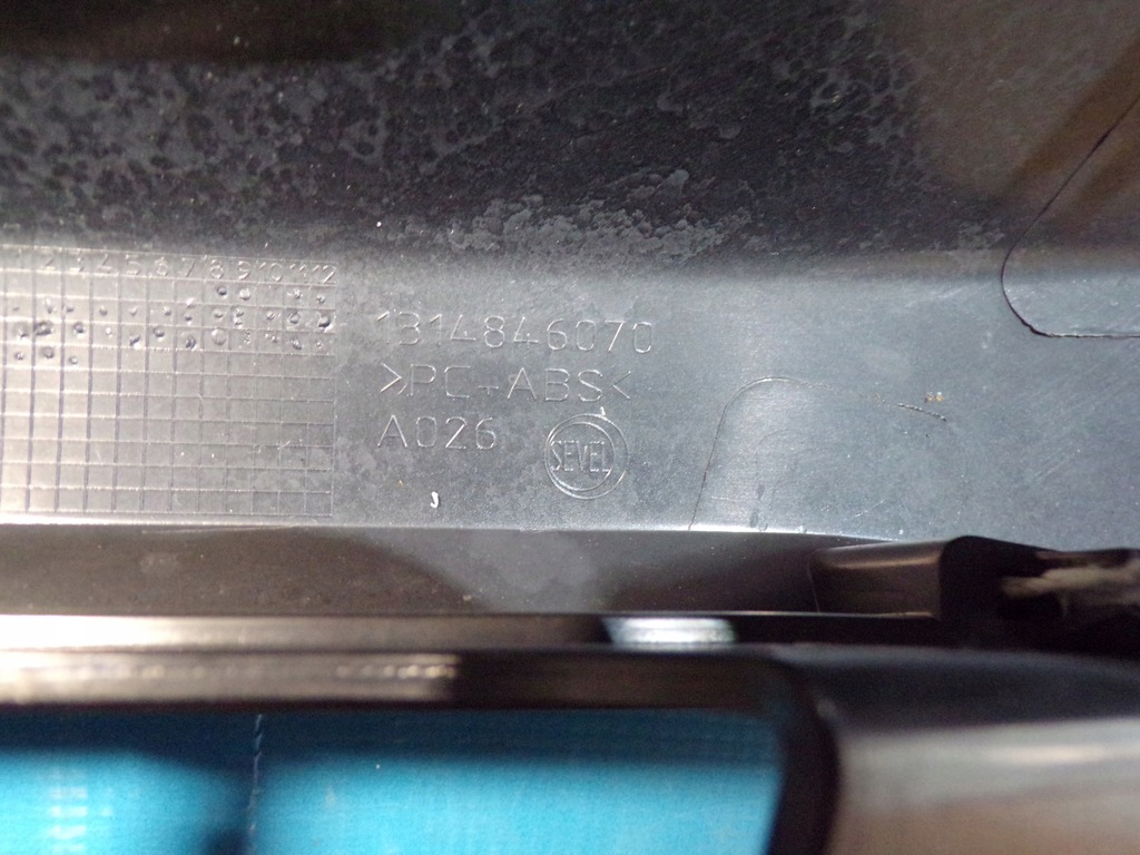 фото №14, Fiat ducato 14- решітка радіатора решітка радіатора оригінальна czarna пофарбована хром