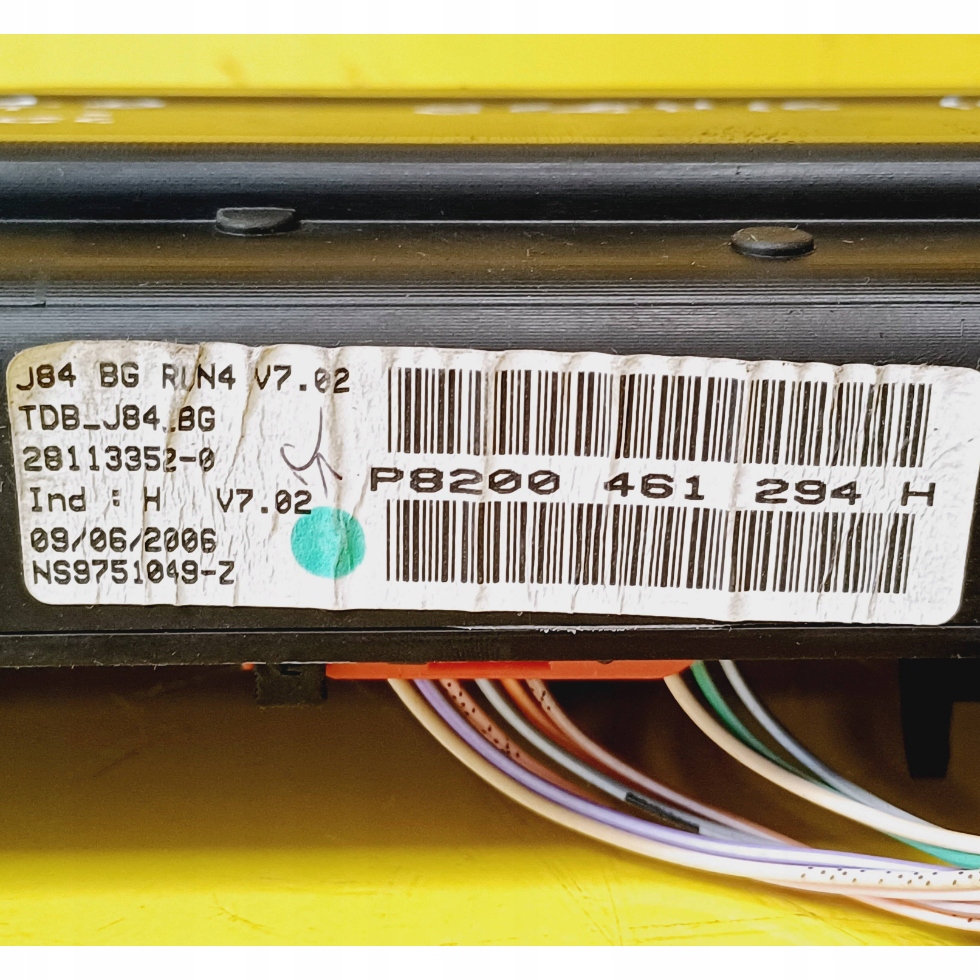 фото №6, Лічильник приладова панель прилади renault scenic ii 1.9 dci p8200461294h nr177