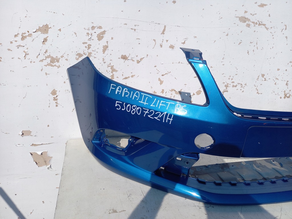 фото №6, Бампер перед skoda fabia ii lift rs 5j0807221h