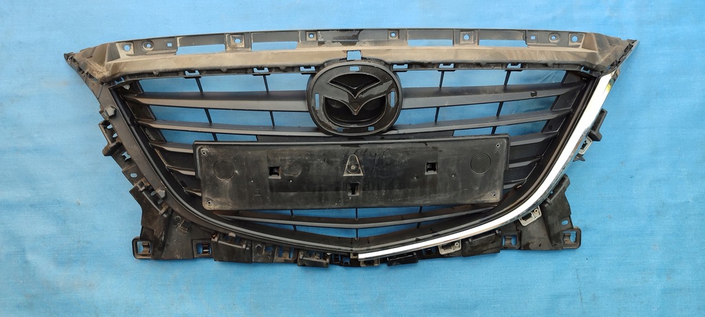 фото №1, Решётка радиатора решётка радиатора бампера перед mazda 3 iii bm bjs7-50712 2013-2016